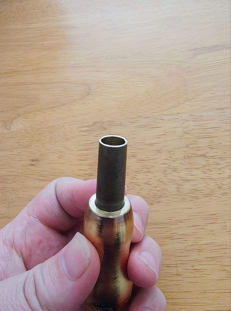 B.AIR トランペットマウスピース BZ13 テイラーシャンク改造品 ジャンク