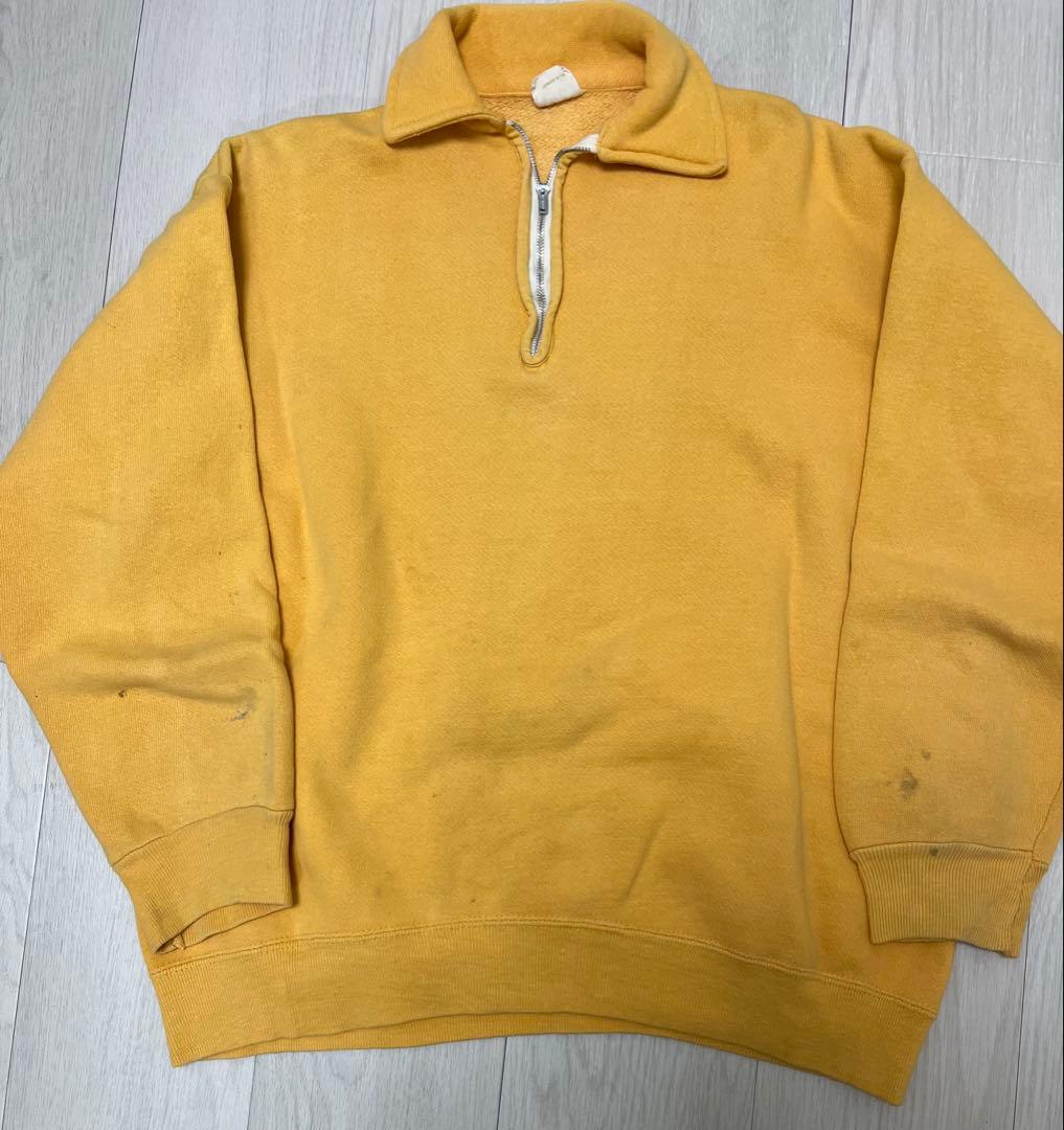50s TOWNCRAFT/タウンクラフト ハーフジップスウェット