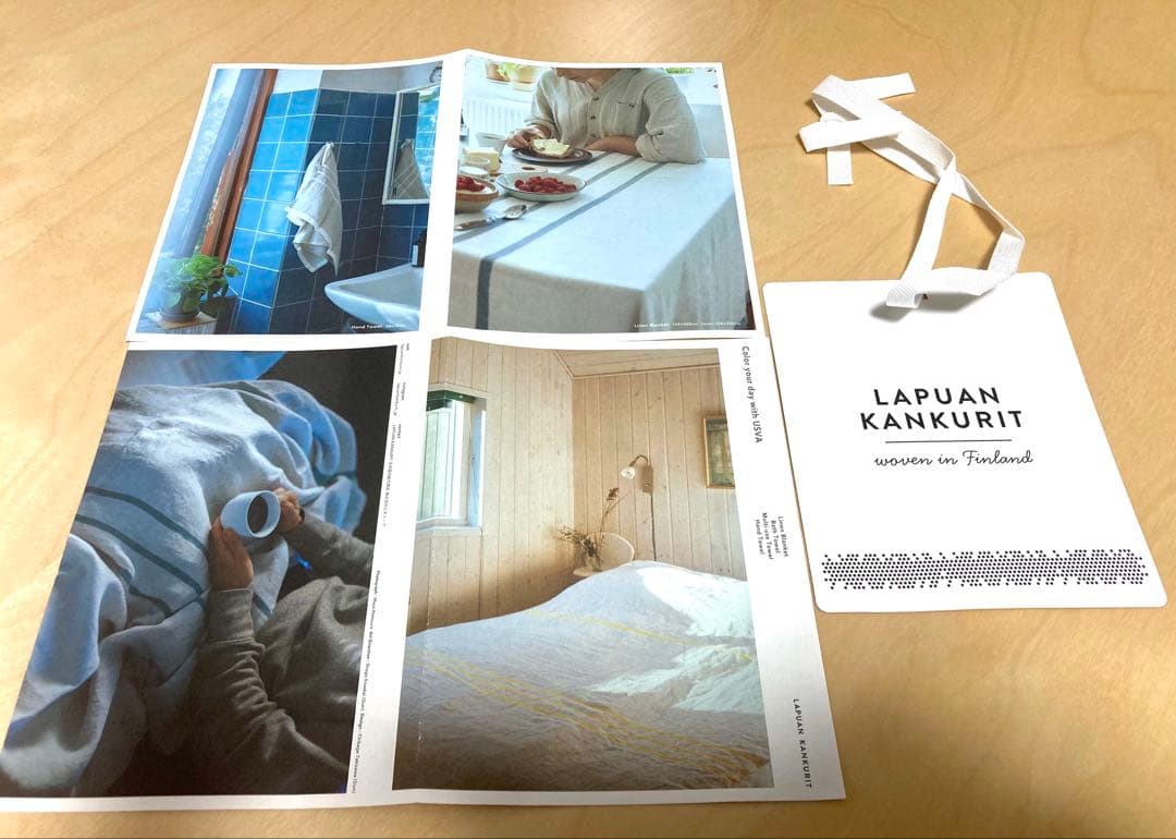 【新品未開封❗️】ラプアンカンクリ　リネンブランケット　USVAホワイトどうばい様