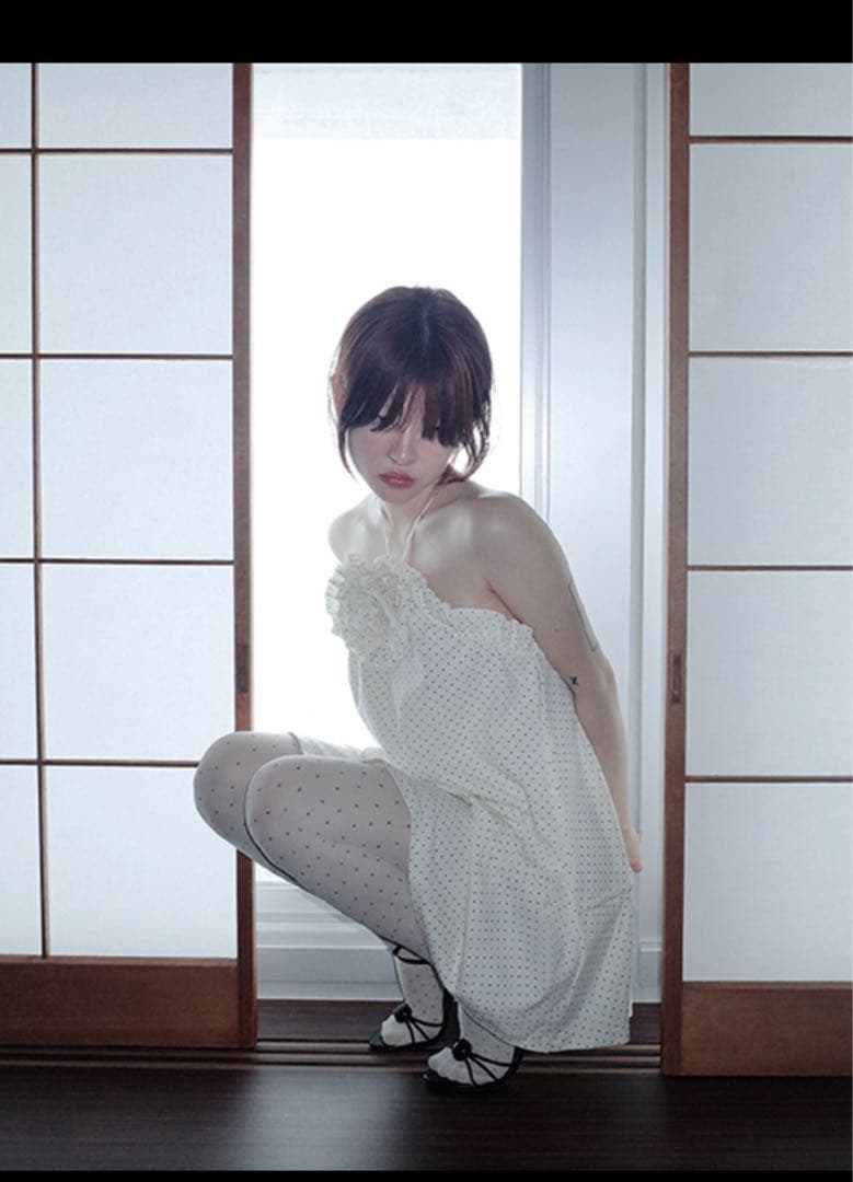 freckle Seoul dot ruffle dress ドレス