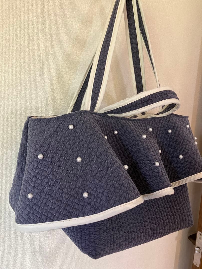 coo..kuuさまヌビたっぷりフレアダブルハンドルバッグ オーダー専用ページ