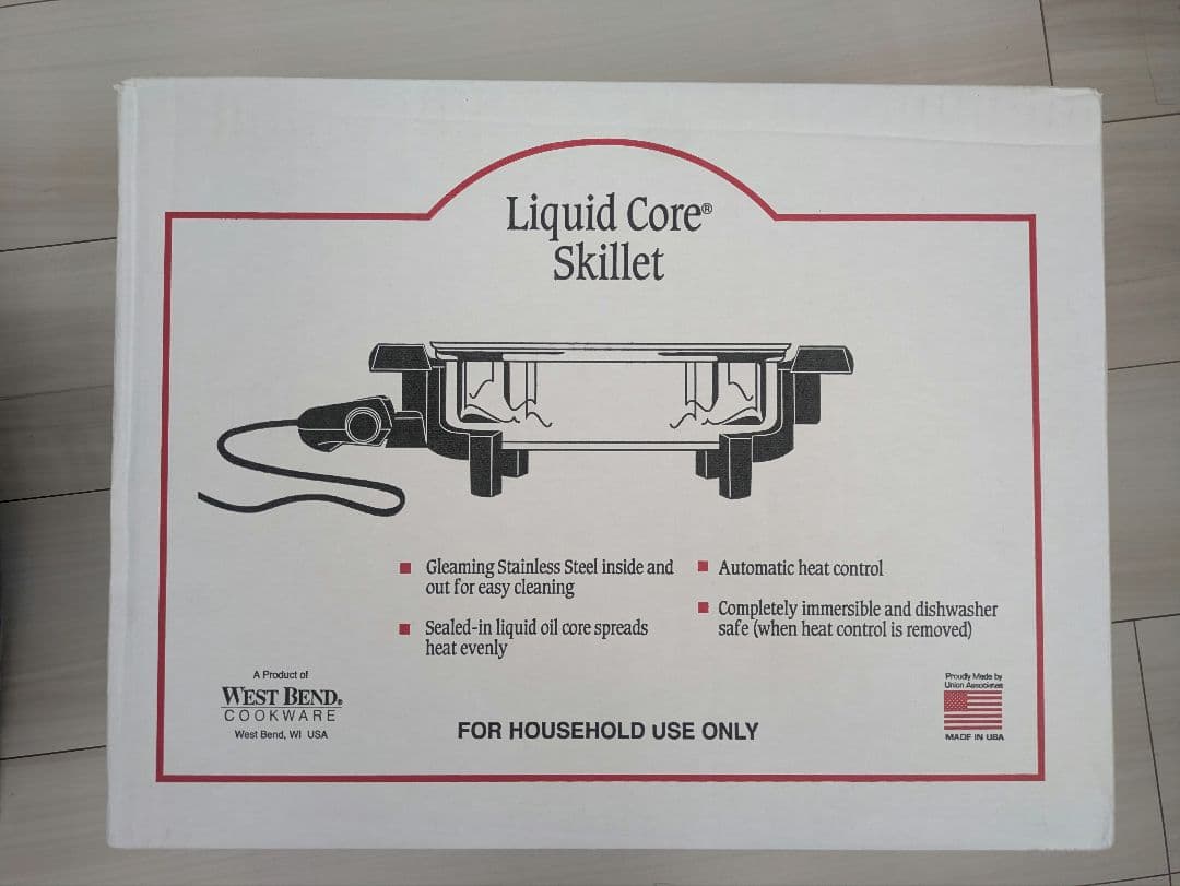 Liquid Core Skillet ホットプレート電気鍋