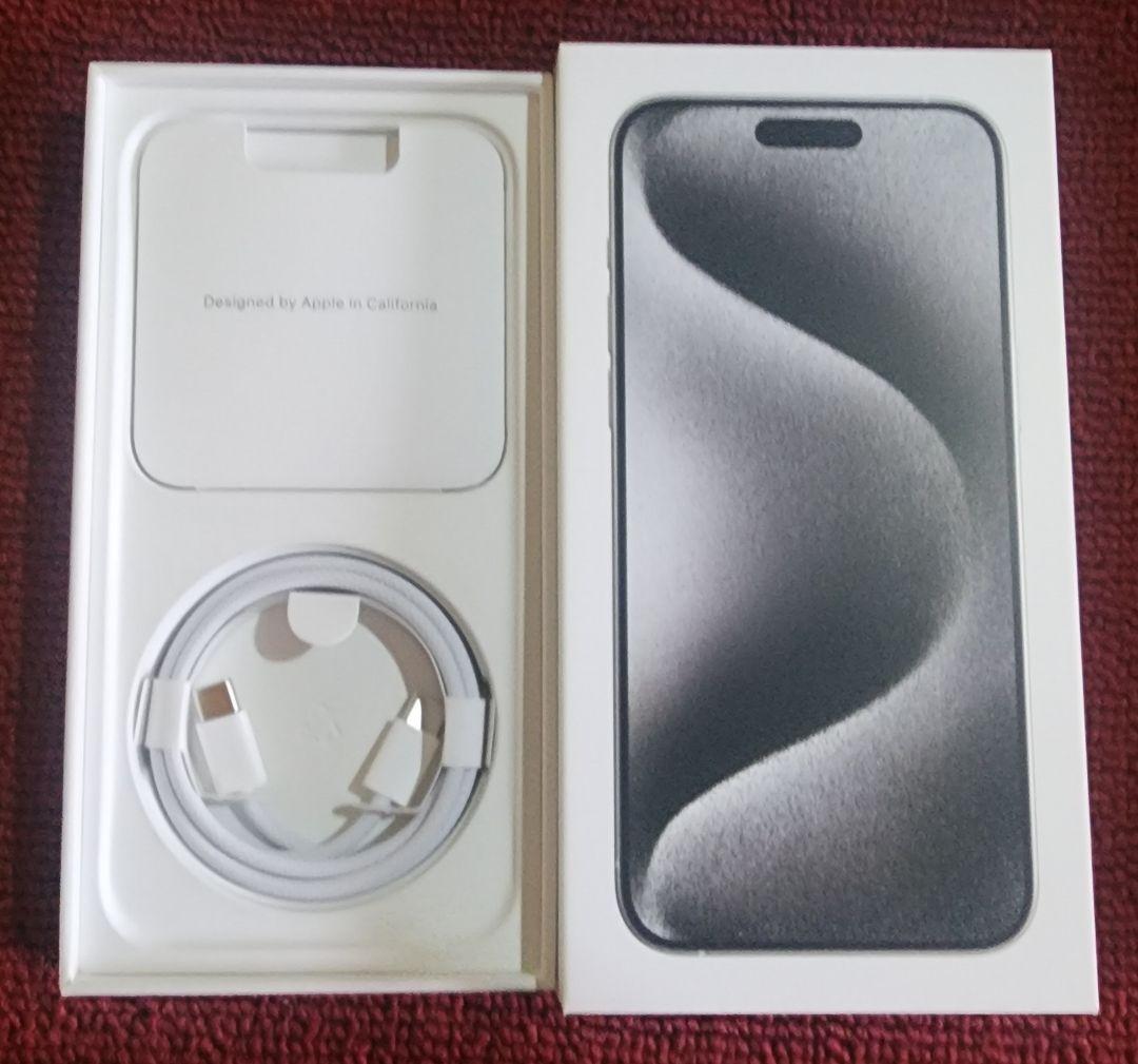 専用Apple iPhone15 ProMax 256GBホワイトチタニウム
