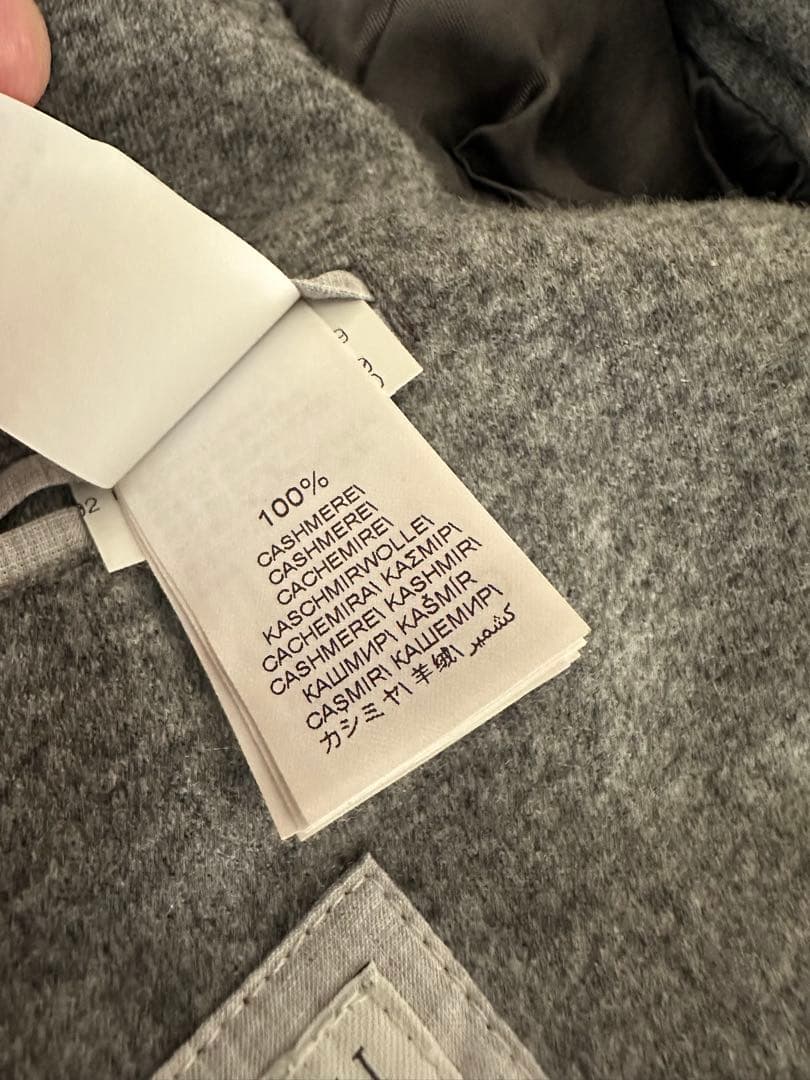 ブルネロクチネリ　カシミア100 テーラードジャケット　ミディアムグレー