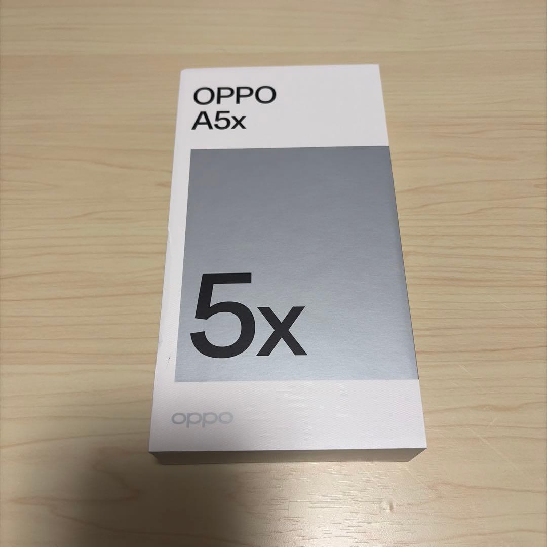 OPPO A5x スマートフォン本体、ケース、ガラスフィルムセット