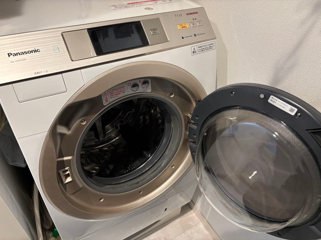 パナソニック　ドラム式洗濯乾燥機　NA-VX9700R-W ジャンク品