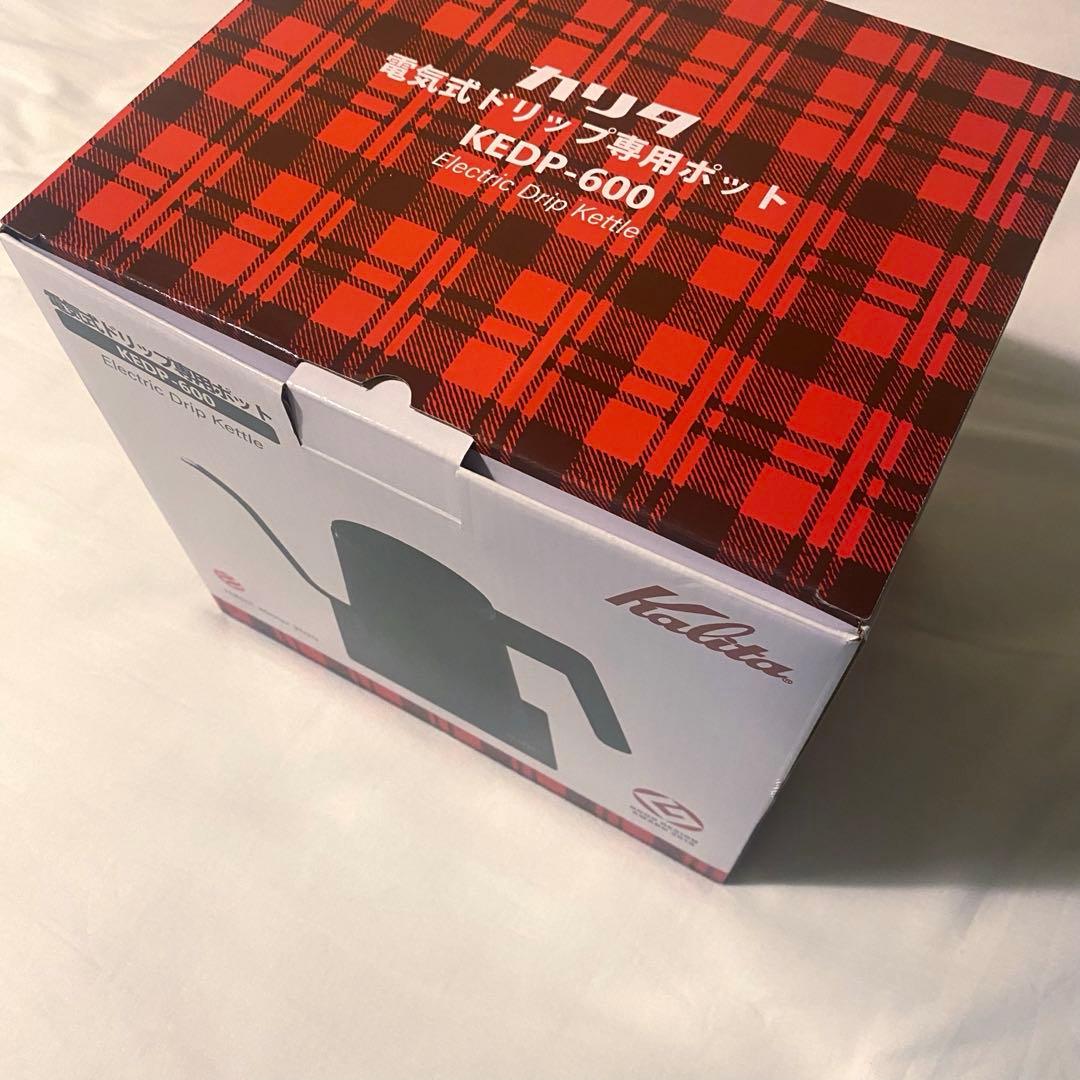 新品箱あり カリタ KEDP-600 ホワイト 電気式ドリップ専用ケトル