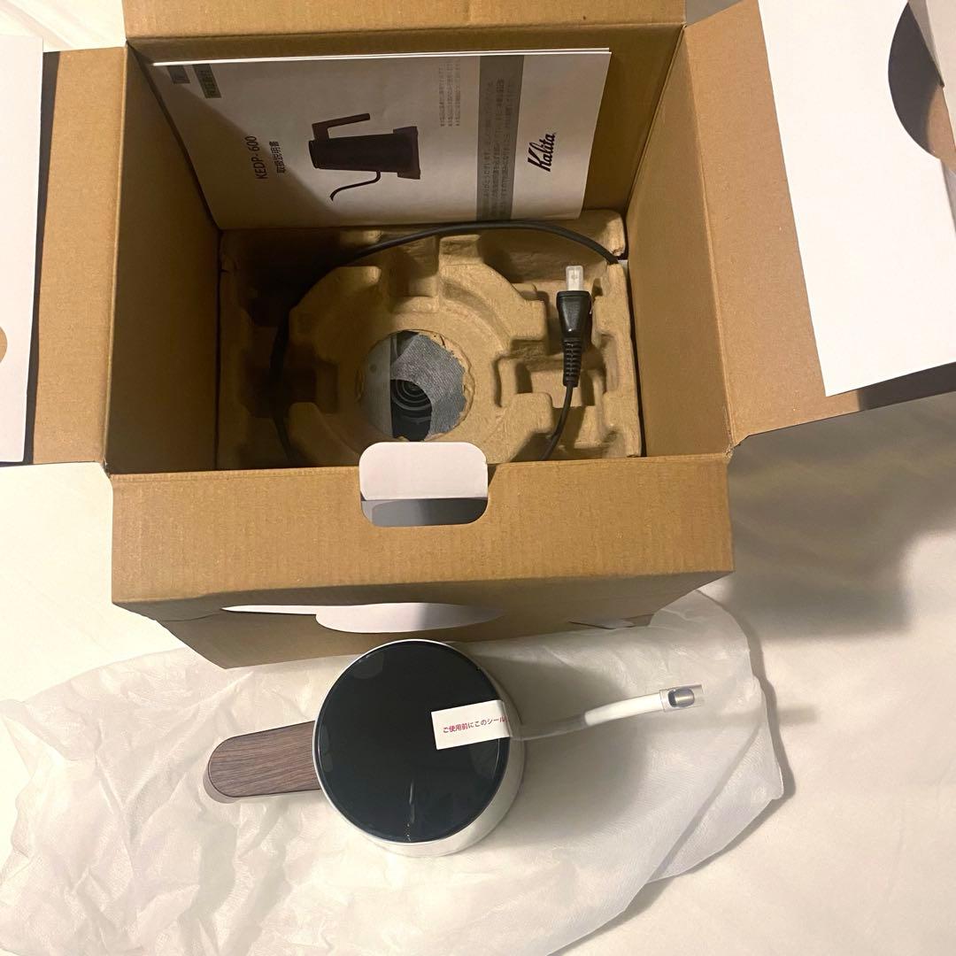 新品箱あり カリタ KEDP-600 ホワイト 電気式ドリップ専用ケトル