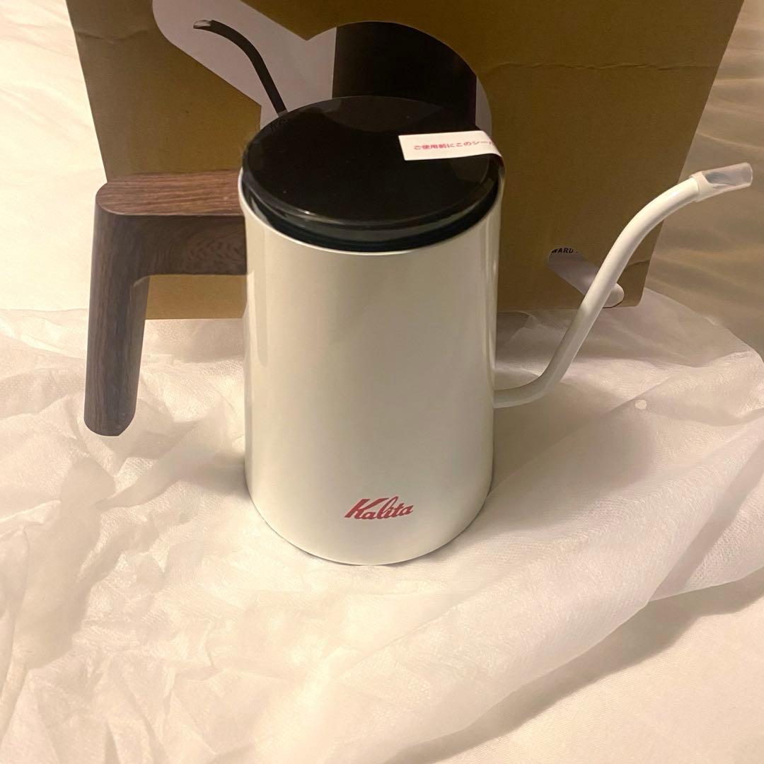 新品箱あり カリタ KEDP-600 ホワイト 電気式ドリップ専用ケトル