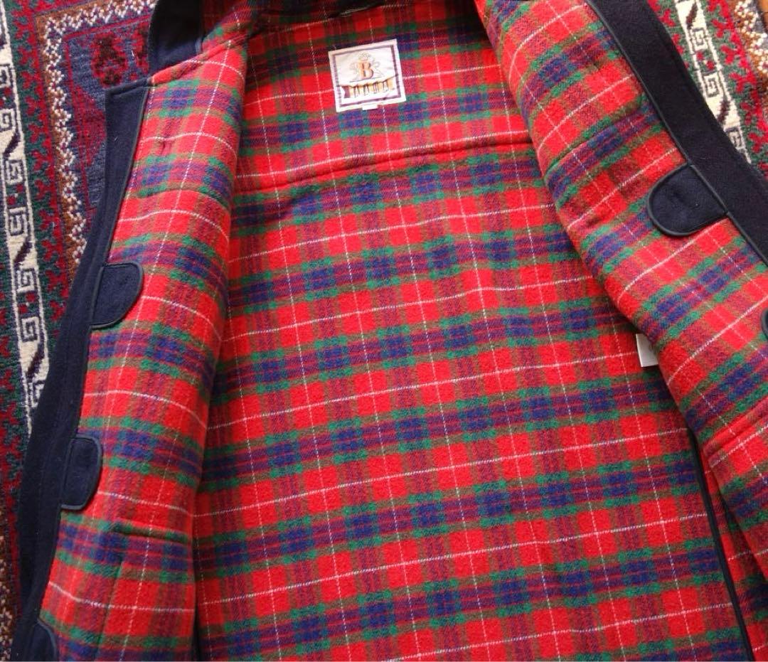 BARACUTA ダッフルコート 40 L相当 バラクータ ネイビー 美品