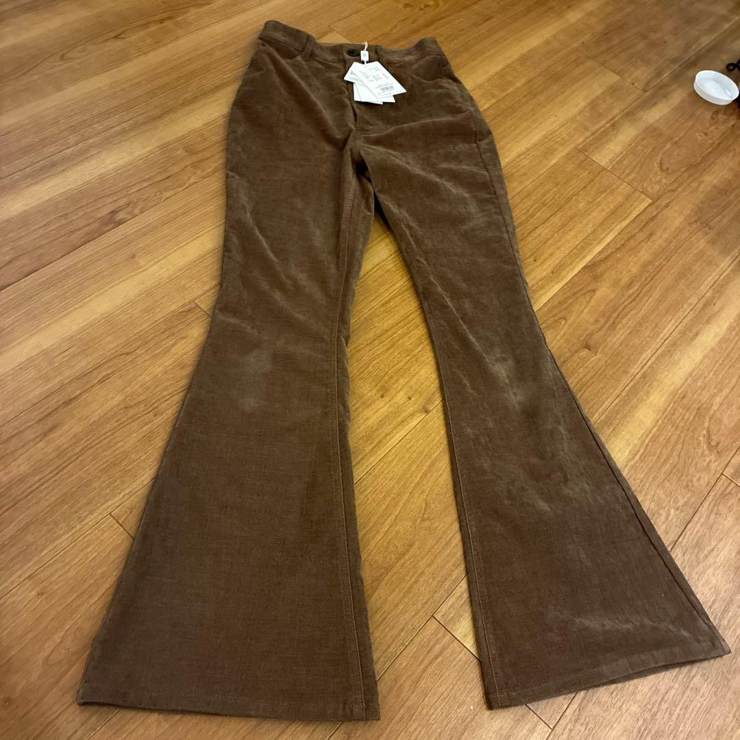 CLANE フレアパンツ　VELVET BELL BOTTOMS