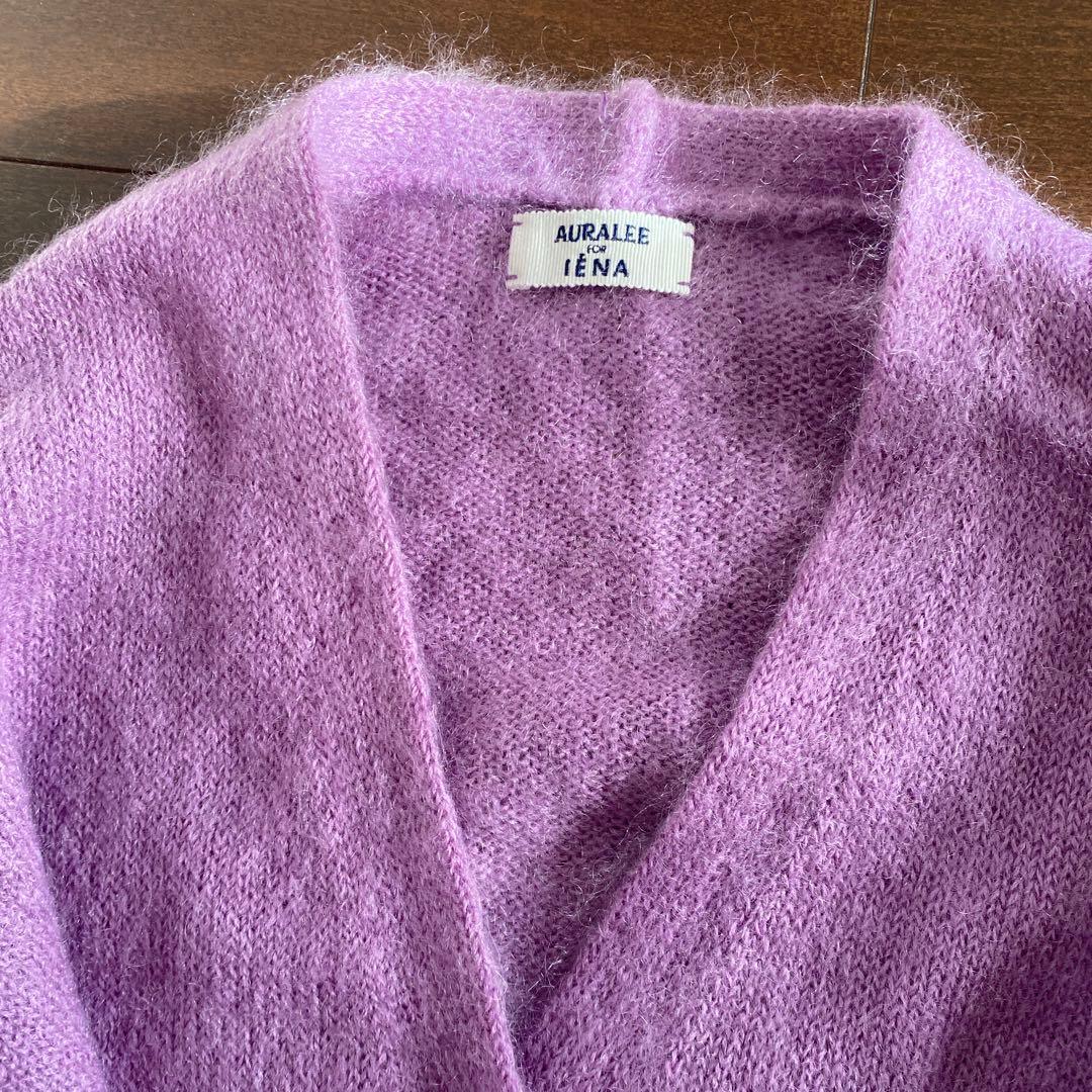 新品　AURALEE IENA ニット カーディガン モヘア オーラリー イエナ