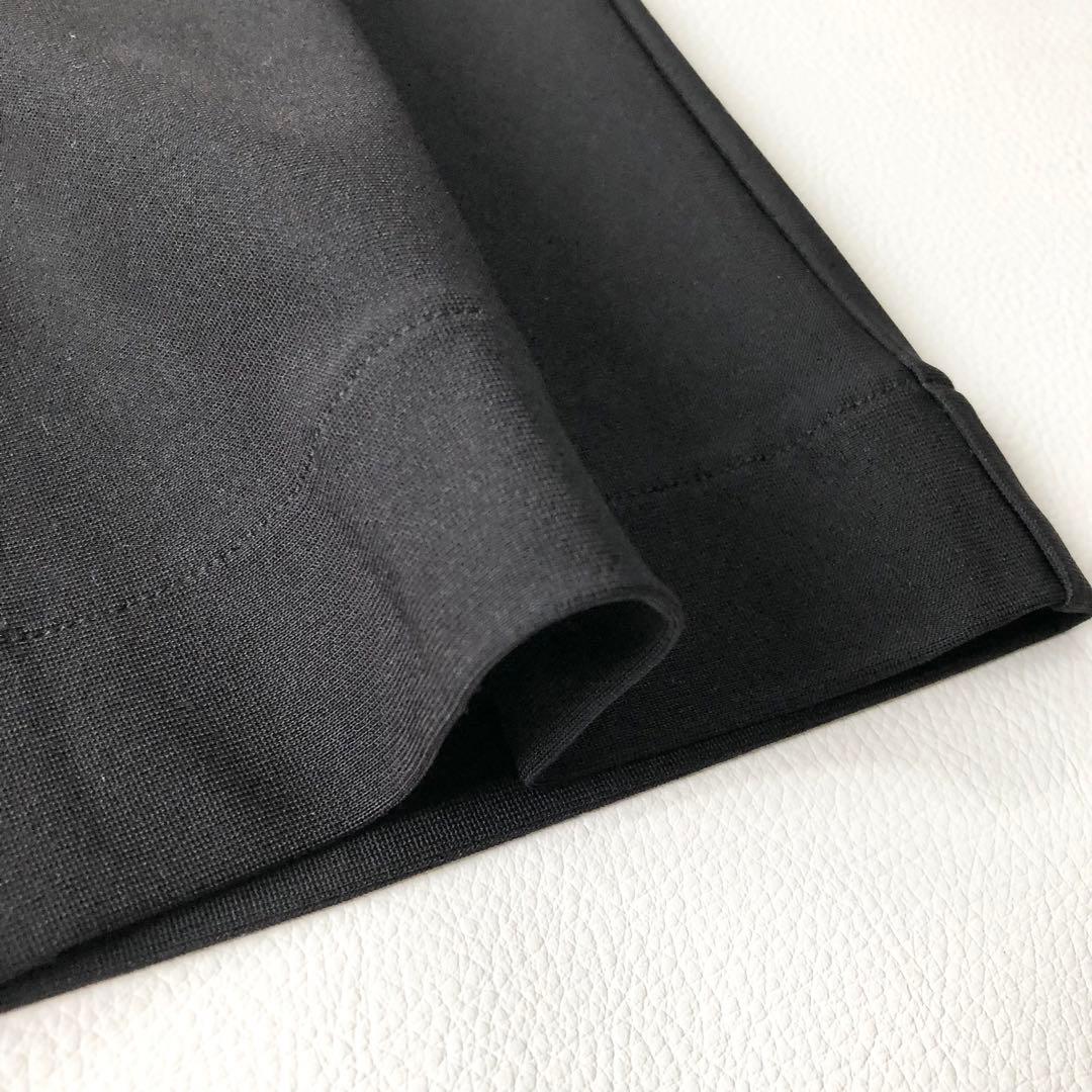 2526y美品カレンソロジー　24年ハイテンションフレアパンツ スリット M 黒