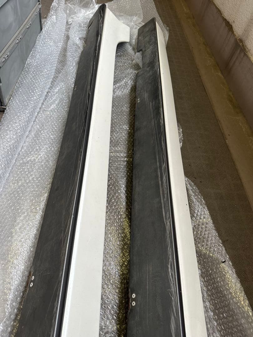 ま*が様 RX-8 MAZDASPEED サイドスカート　ホワイト　直接引取歓迎