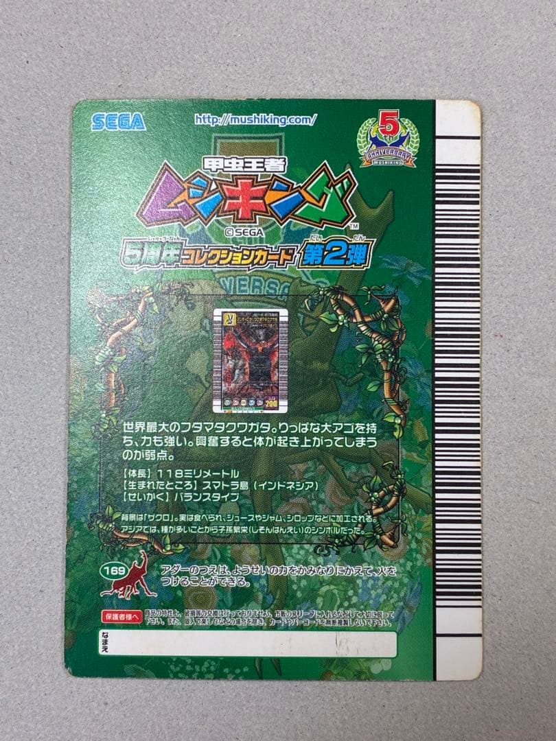 ムシキング！マンディブラリスフタマタクワガタ　5周年