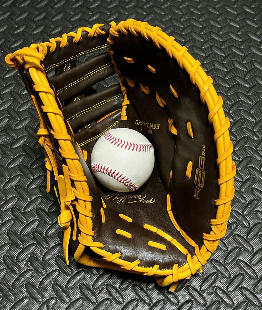 ローリングス ハイパーテック 軟式 ファースト ミット パドレスカラー