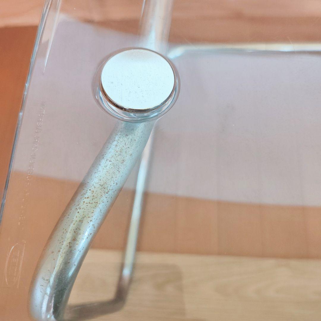 【ジョージ】2脚 IKEAトービアス ダイニングチェア　椅子 クリア