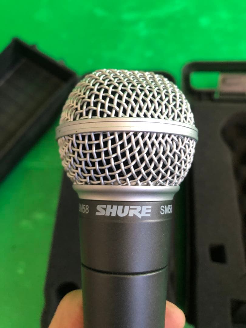 SHURE SM58 ダイナミックマイク 2本セット 動作未確認