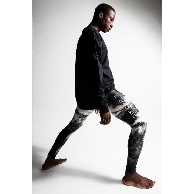 新品 REVERSAL リバーサル 総柄デザイン ロングスパッツ XL