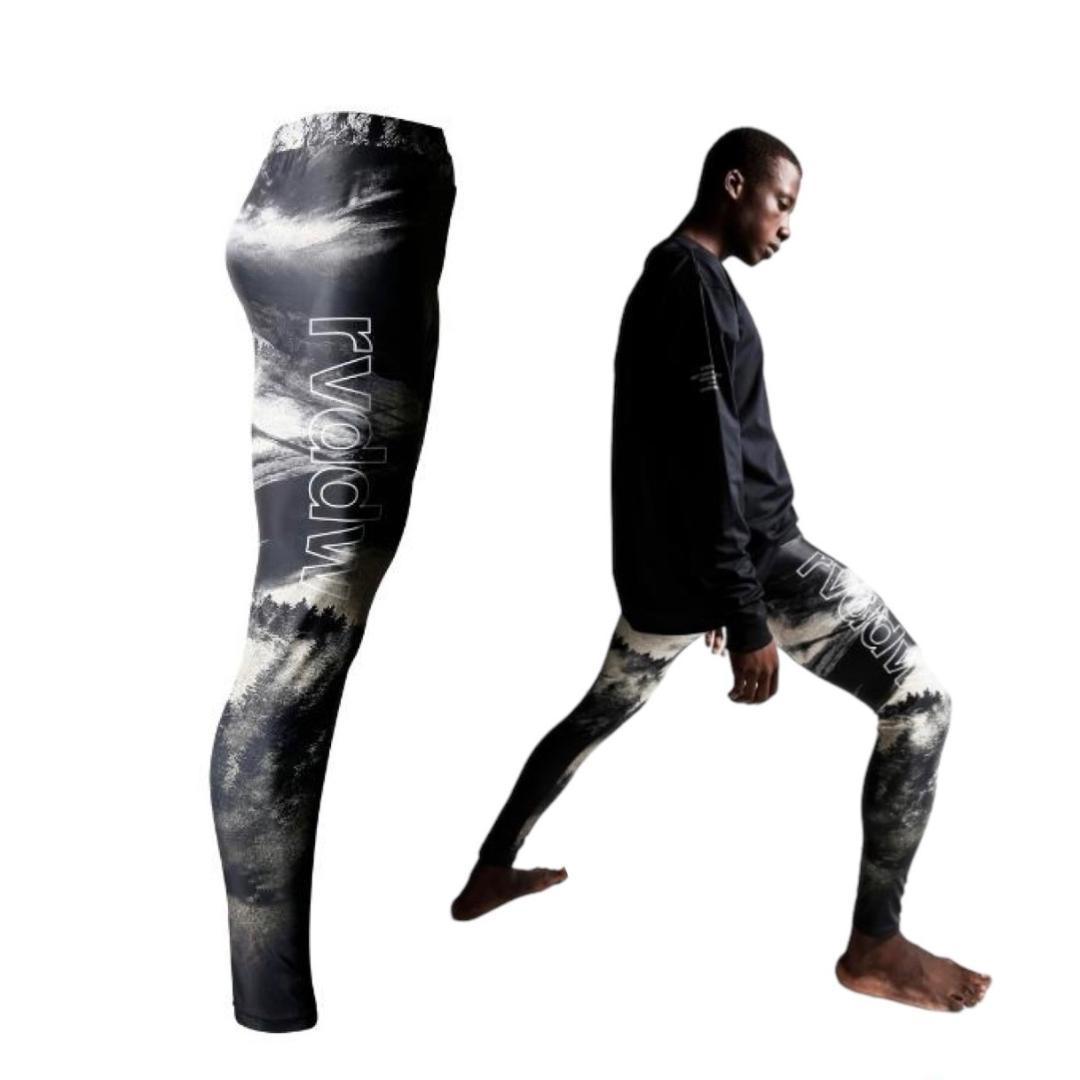 新品 REVERSAL リバーサル 総柄デザイン ロングスパッツ XL