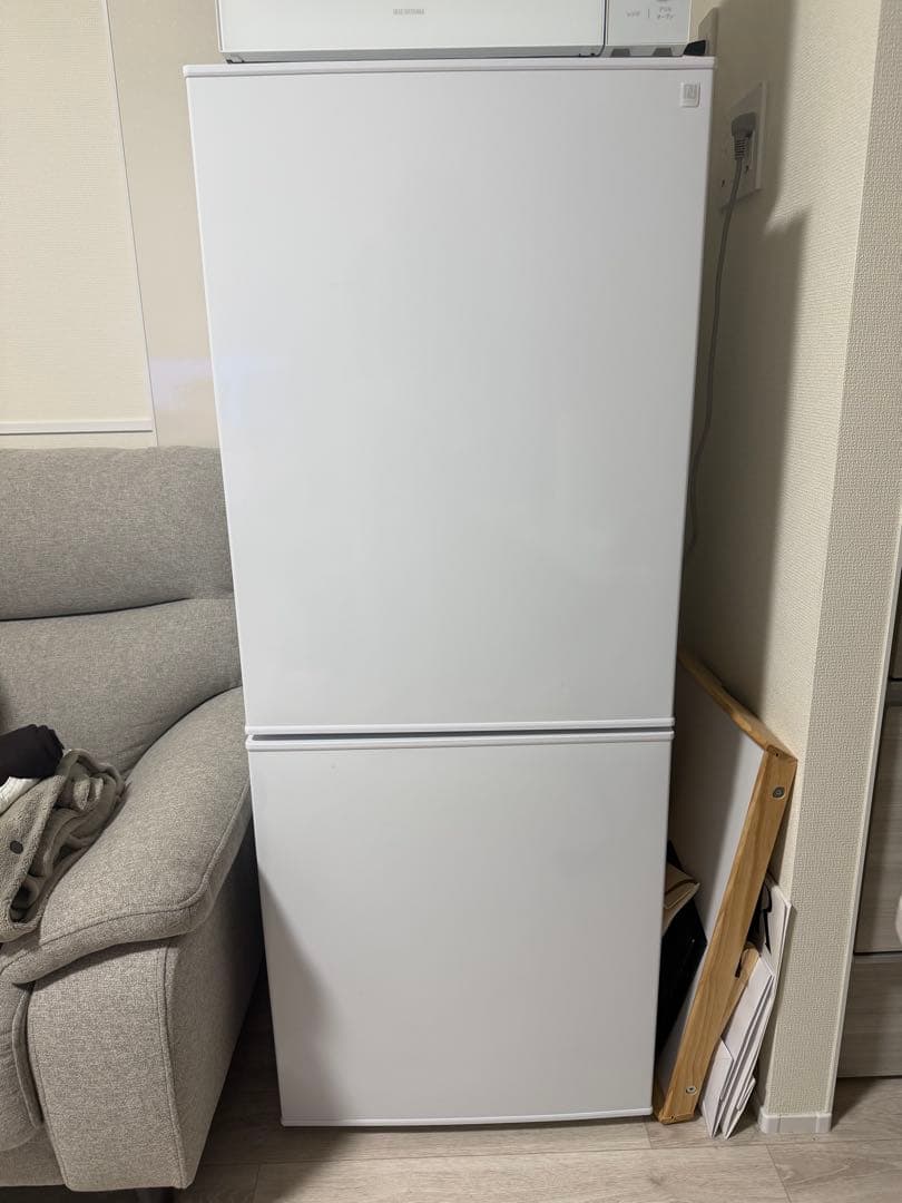 140L 霜取り不要 2ドア冷蔵庫 WH(NTR-140)