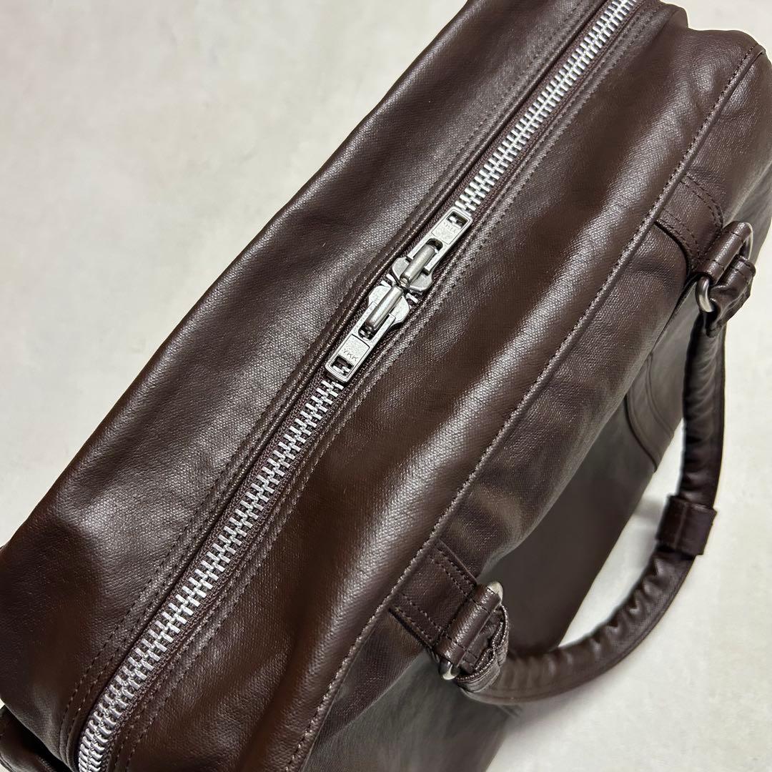 【廃盤美品】PORTER ボストンバッグ ブラウンレザー 吉田鞄