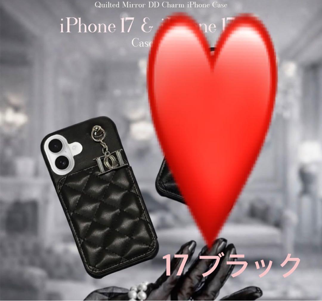 iPhone17 ケース　ブラック