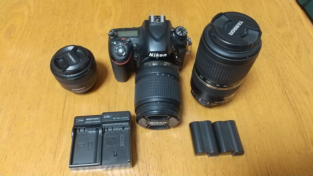 NikonD750 フルサイズ機+ズームレンズ1本+単焦点レンズ1本