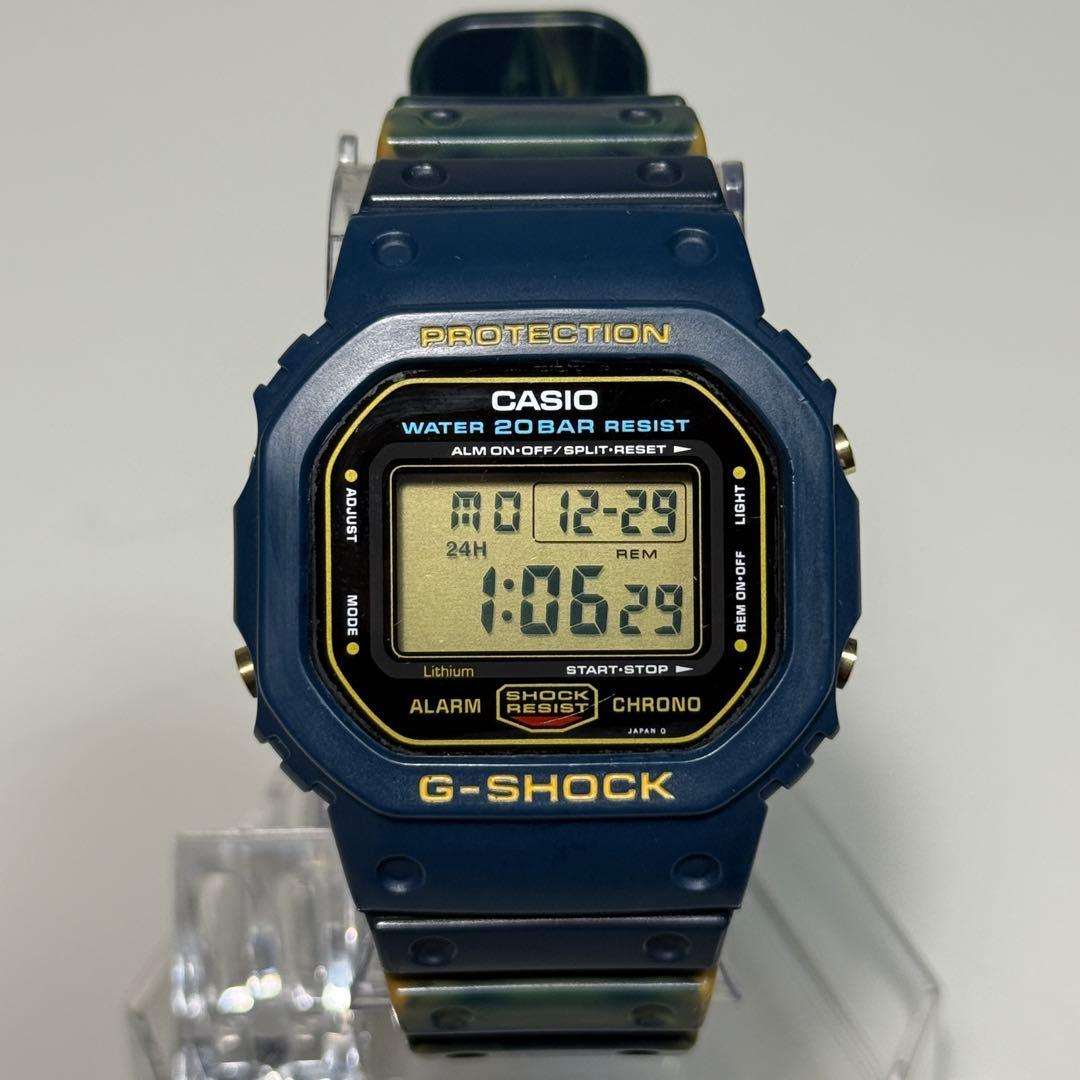 超希少 G-SHOCK DW-5600D-1 スクリューバック マーブルベルト