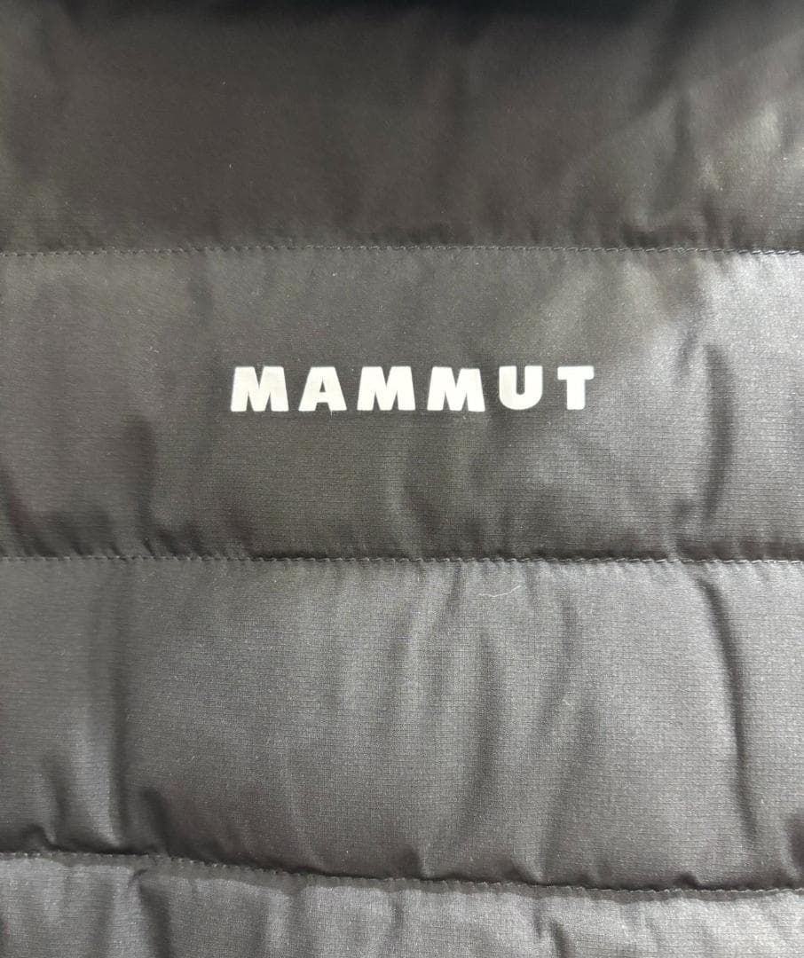 MAMMUT フード付きダウンジャケット ブラック