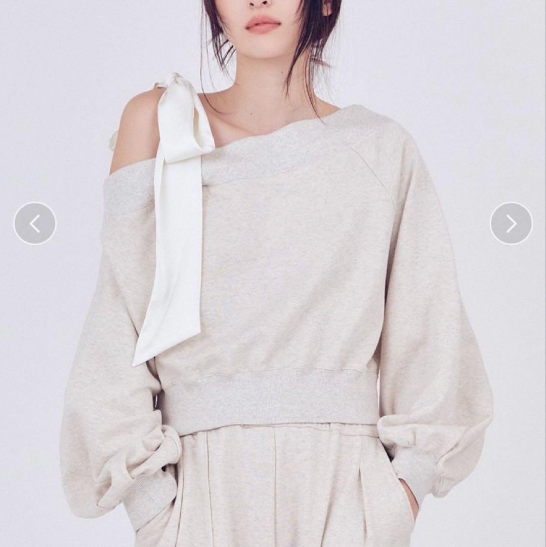 FRAY I.D ビッグリボンワンショルカットソー