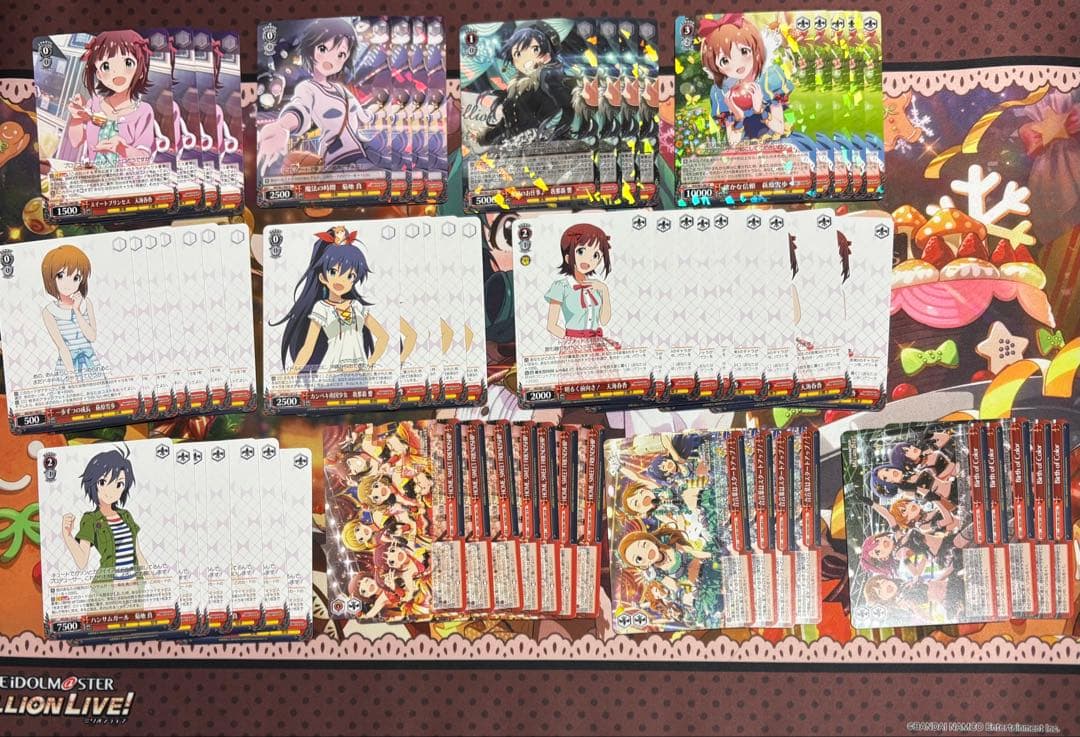 アイドルマスターミリオンライブ ヴァイスシュヴァルツ 1弾4コン+2弾まとめ売り