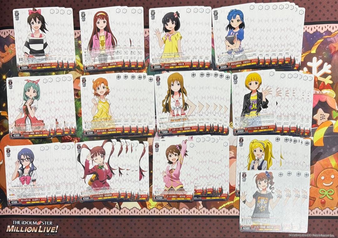 アイドルマスターミリオンライブ ヴァイスシュヴァルツ 1弾4コン+2弾まとめ売り