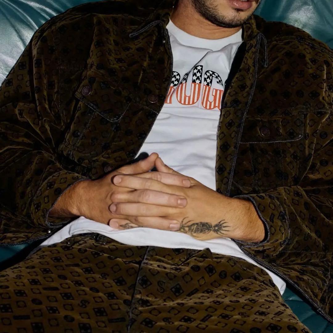 コ*キ様 Supreme Flocked Denim Trucker Jacke