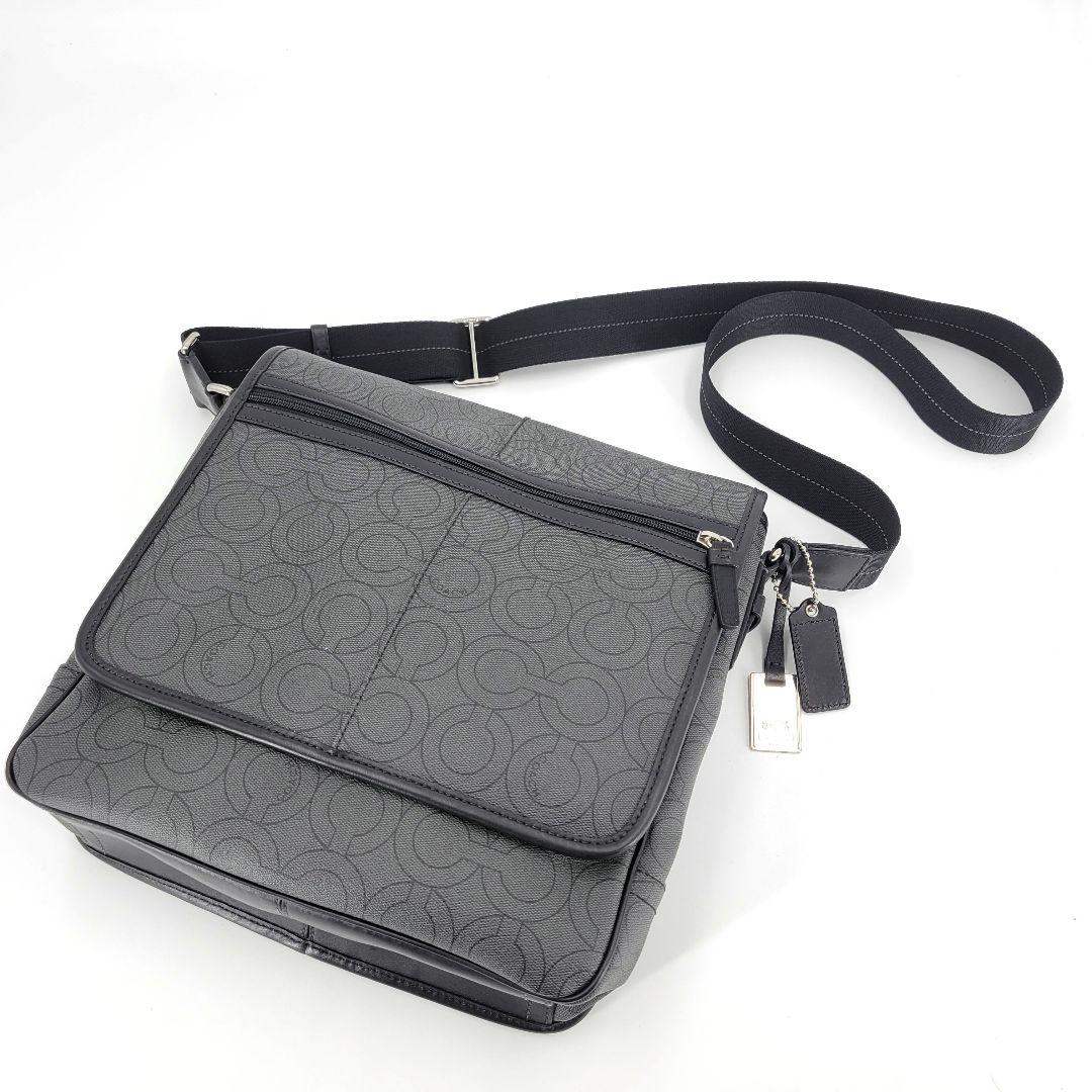 極美品 COACH コーチ ショルダーバッグ オプアート 70262