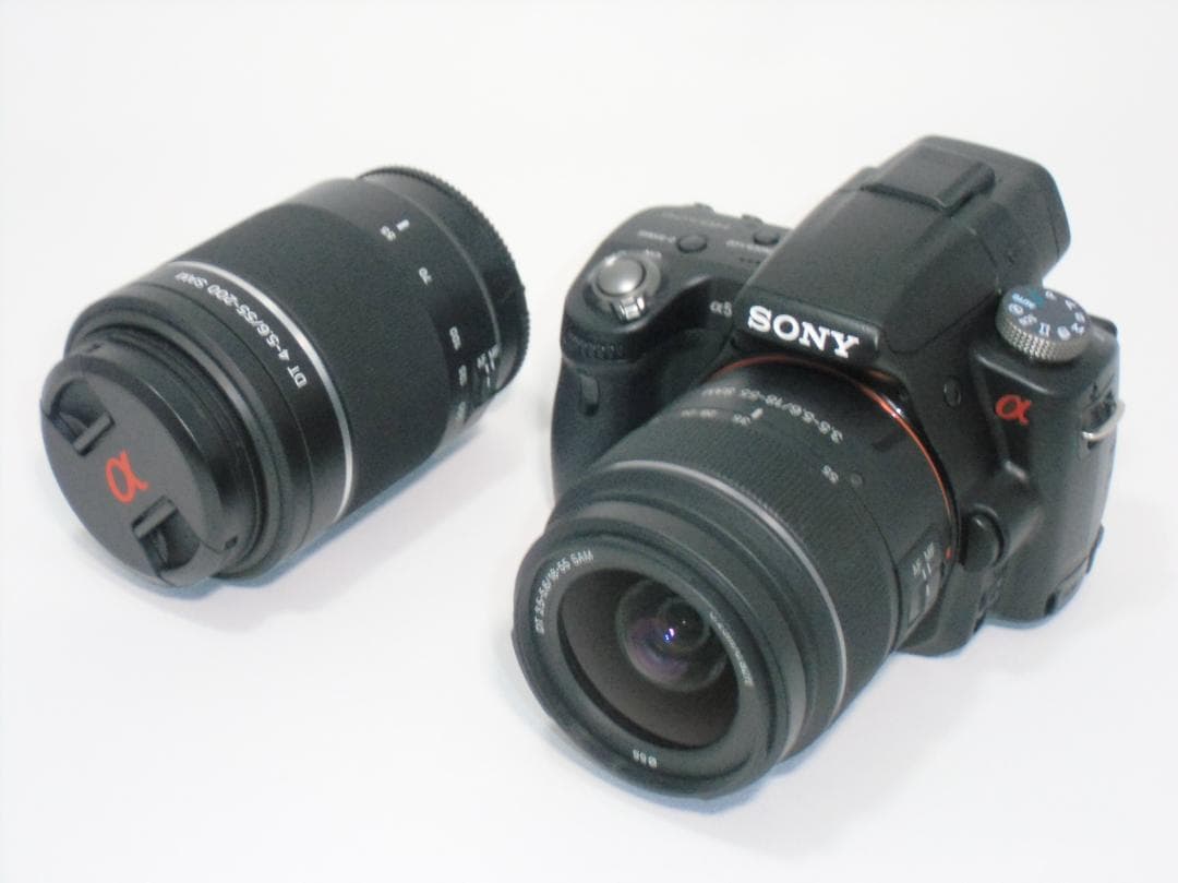 SONY α55 デジタル一眼レフカメラ レンズ2本セット B059