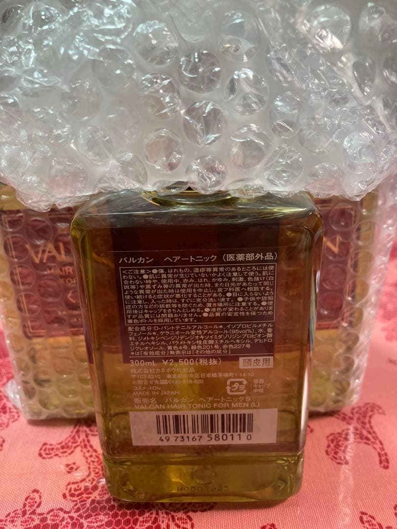 廃盤Kanebo VALCAN HAIR TONIC S 300ml セット