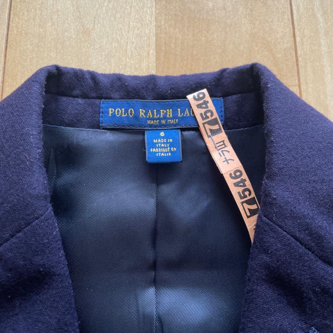 ポロラルフローレン キッズ フォーマル5点セット 120 入学 卒園 金ボタン