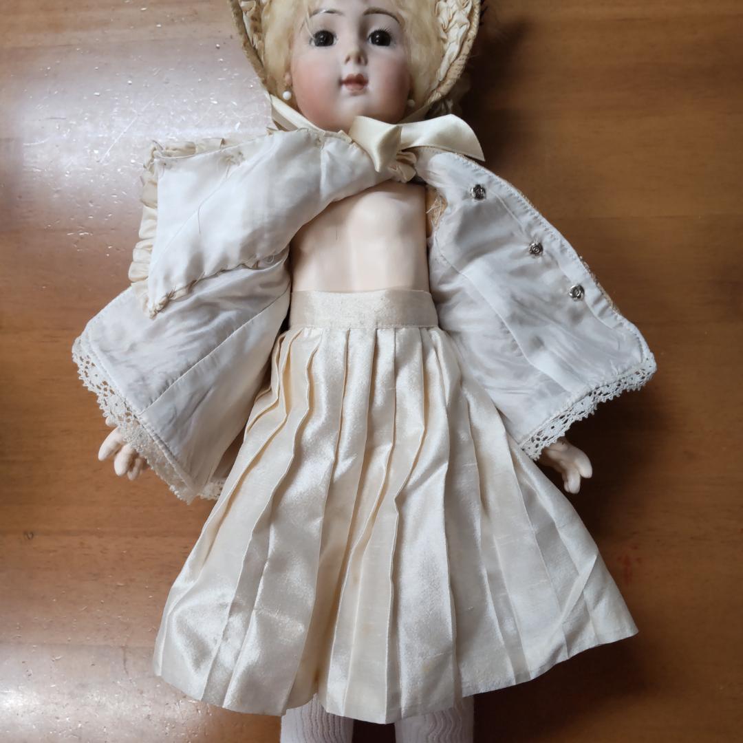 値下げ依頼不可　アンティークドールリプロ　作家　ビスクドール