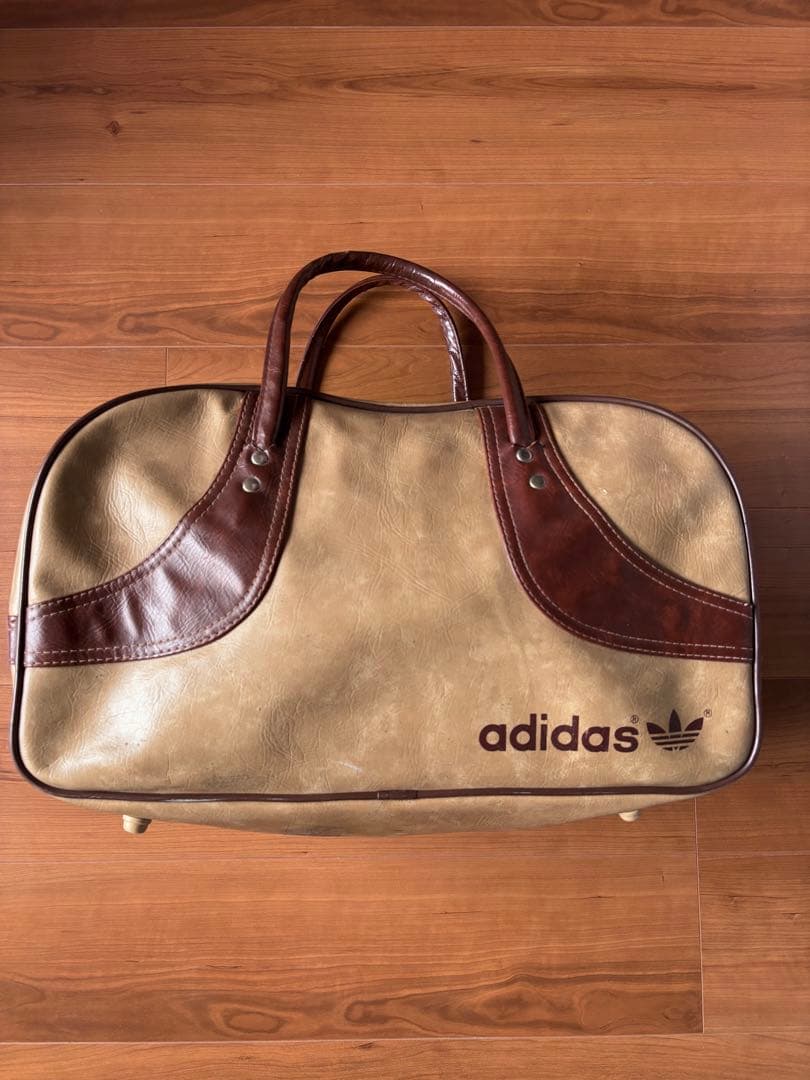 80s adidas アディダス　ヴィンテージ　ボストンバック　希少カラー