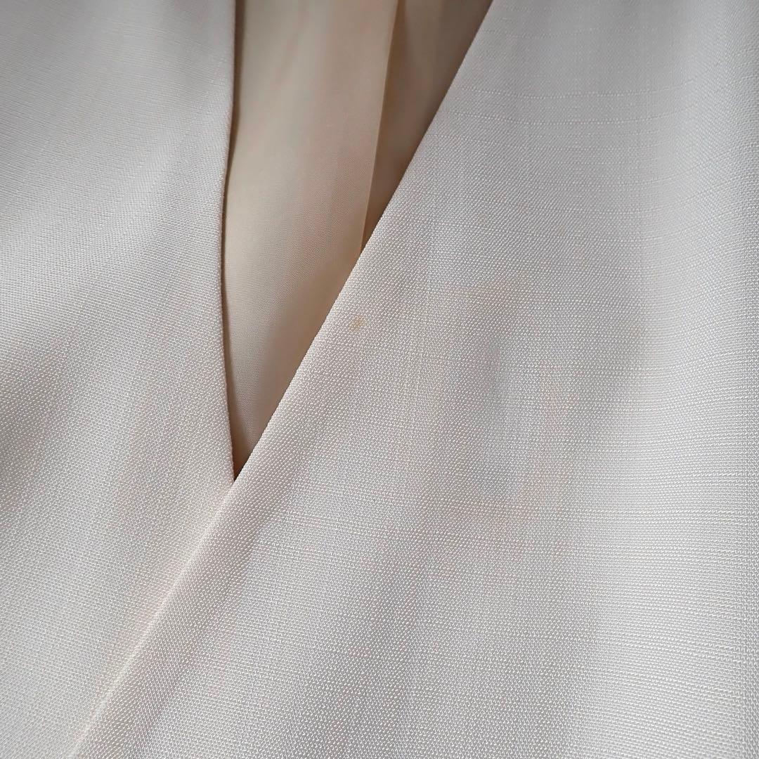 と*ち様 エブール ebure ヴァネッサビスコース ノーカラージャケット セッ