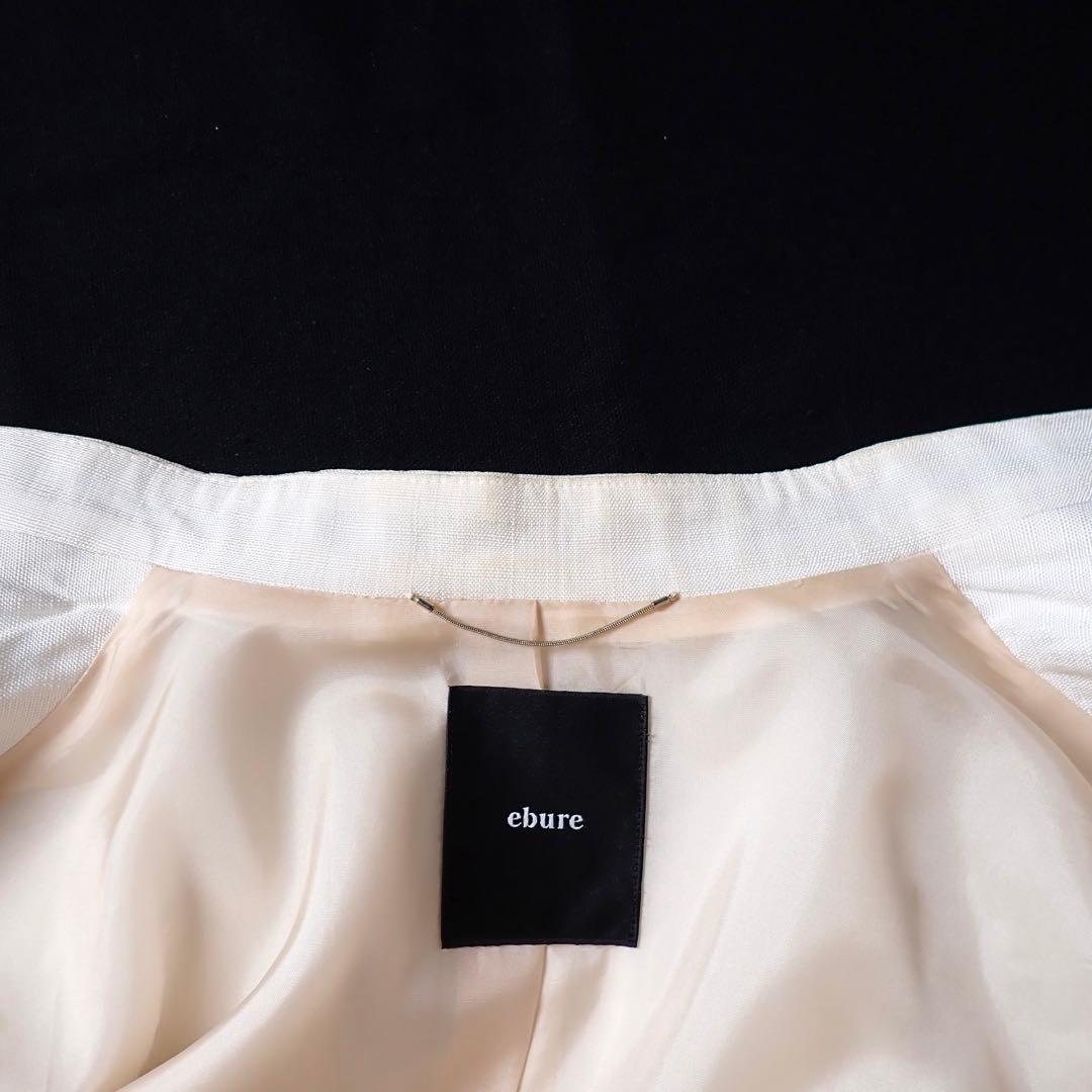 と*ち様 エブール ebure ヴァネッサビスコース ノーカラージャケット セッ