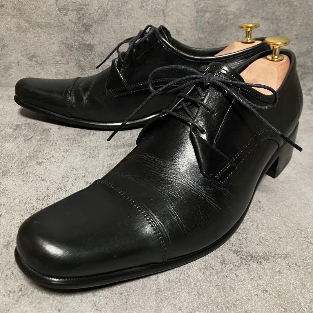 未使用級　キャサリンハムネットロンドン　ドレスシューズ　ブラック　2299