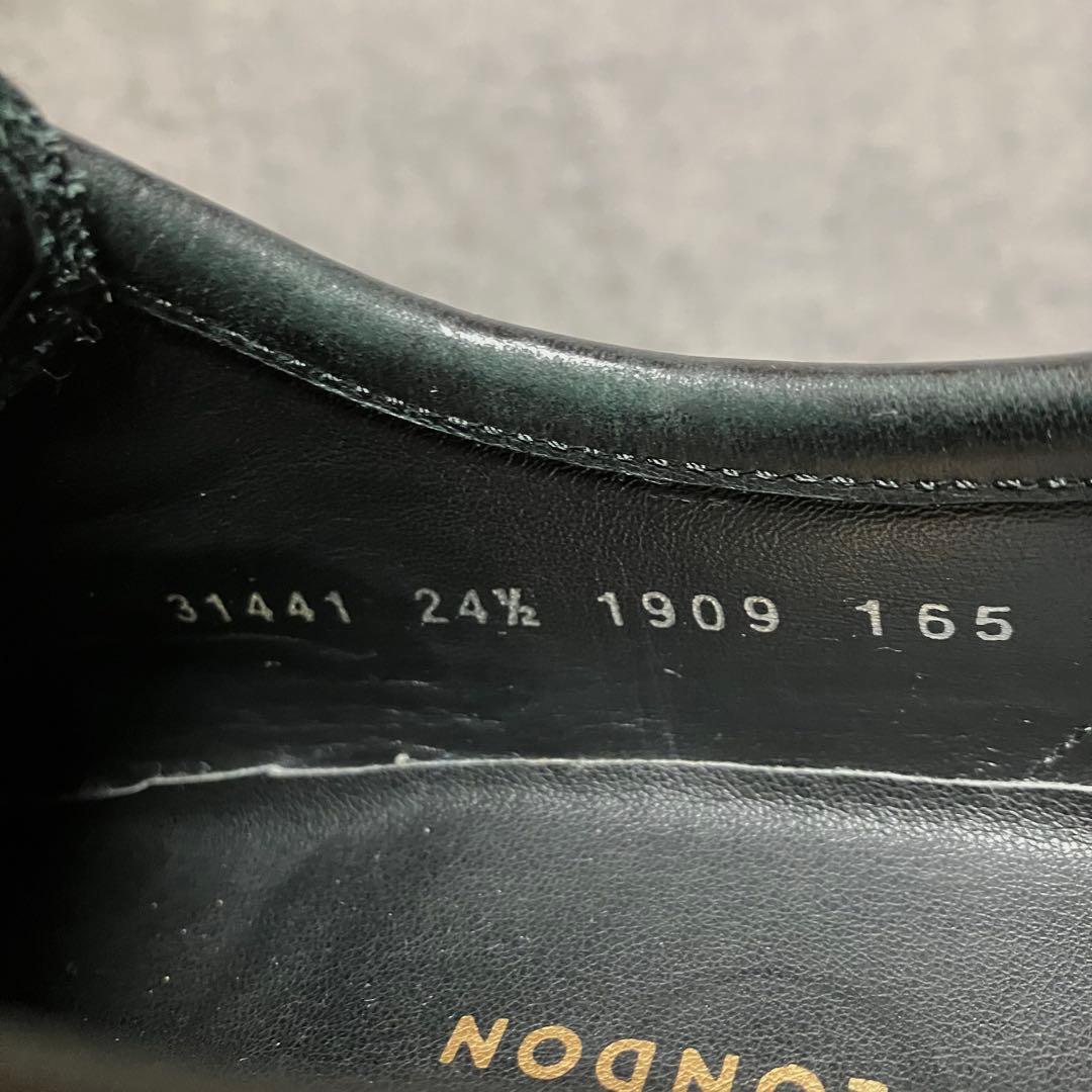 未使用級　キャサリンハムネットロンドン　ドレスシューズ　ブラック　2299