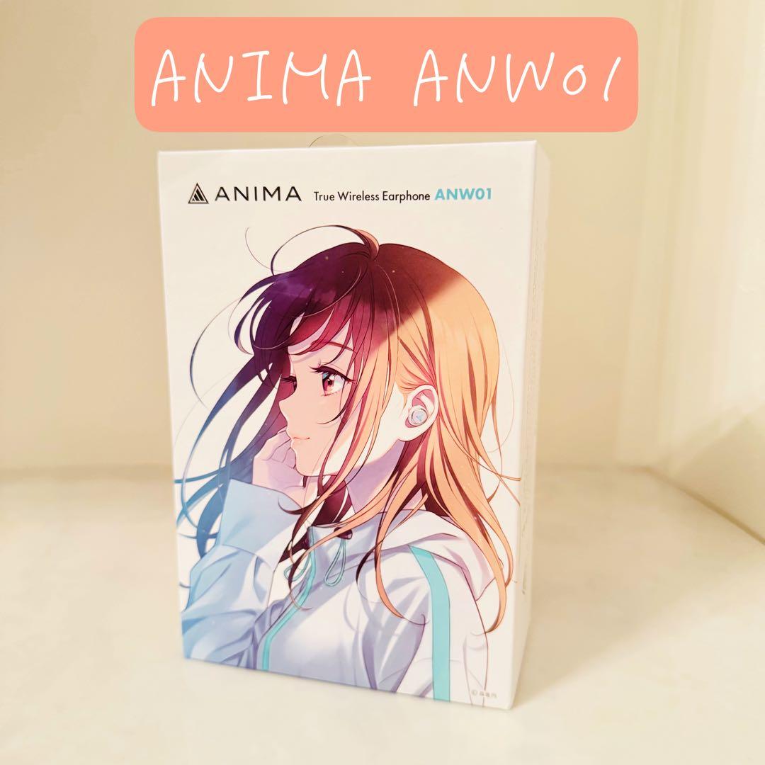 【美品】ANIMA ANW01 ワイヤレスイヤホン ブラック
