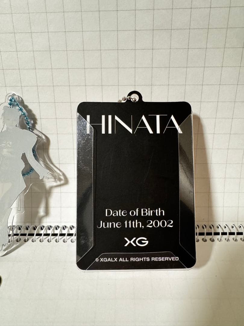 XG HINATA アクリルスタンド トレカ セット