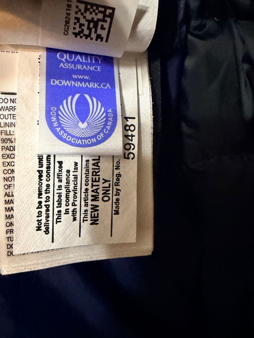 青*空様 カナダグース　ロッジフーディ　ダウン　パッカブル　国内正規品　Sサイズ