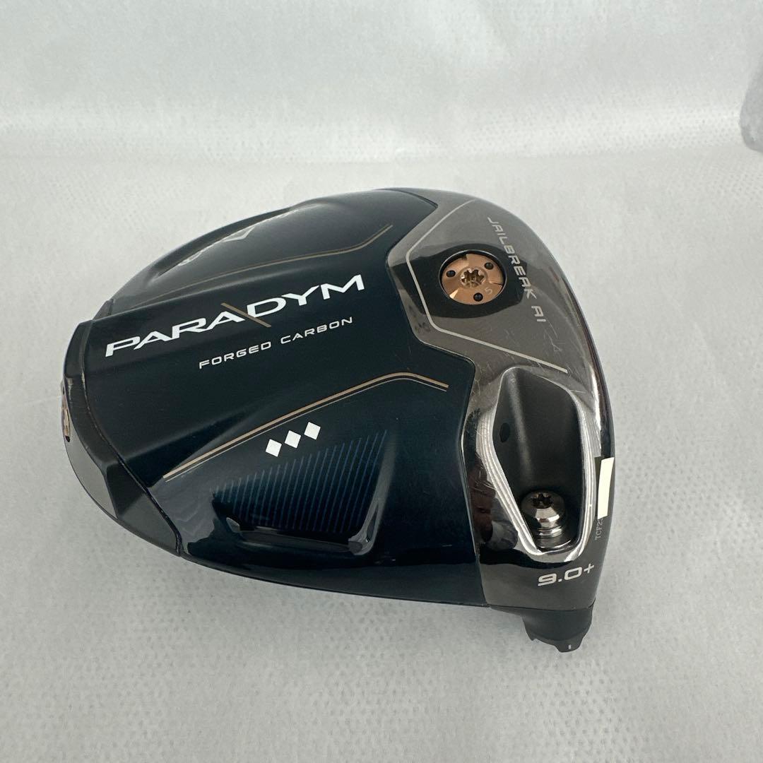 キャロウェイパラダイム　トリプルダイヤ　ドライバーヘッド　TCシリアル　9.0+