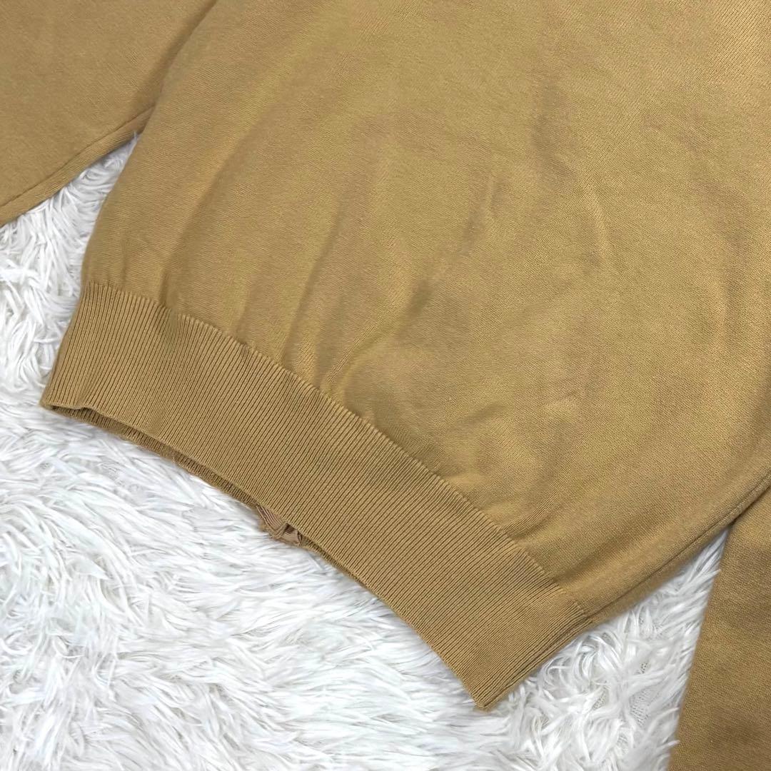 プレイ コムデギャルソン カーディガン 黒ハートロゴ ベージュ M 日本製