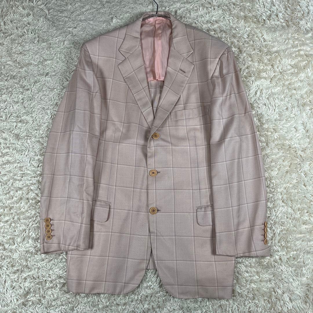 Brioni ブリオーニ カシミヤ シルク テーラード ジャケット 52 XL